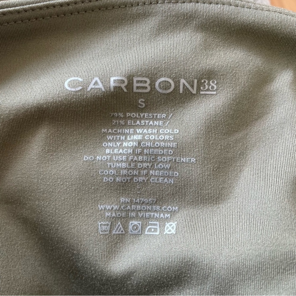 Carbon38 Utility Green Cloud Compression High Ris… - image 7